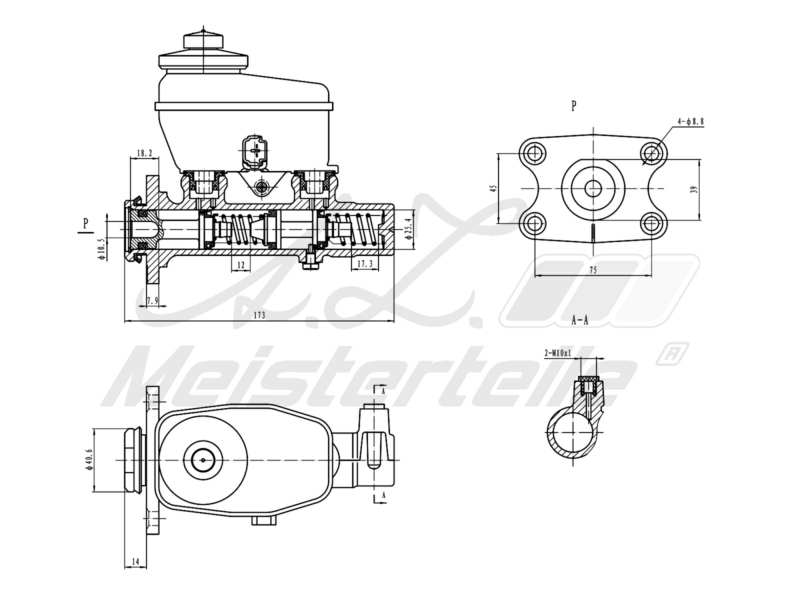 Brake master cylinder